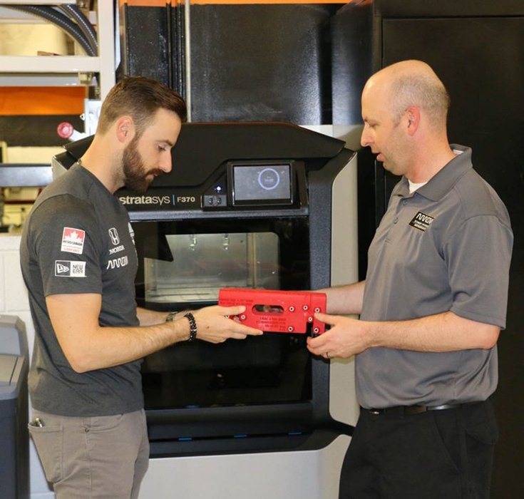 Arrow Schmidt Peterson Motorsports Takes Winner’s Circle With High Performance Additive Manufacturing From Stratasys